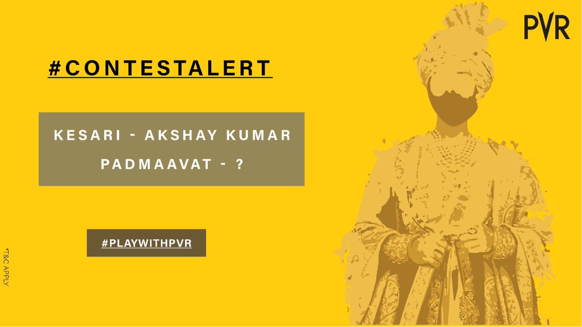 _PVRCinemas's tweet photo. 📢#ContestAlert #PlayWithPVR 📢

#Retweet, Like &amp; comment for your chance to #WinExcitingSurprises!

Here are some fun #Bollywood trivias for you. 
Answer these &amp; stand a chance to *win!

#StayAtHomeSaveLives #MondayMotivaton https://t.co/vcAzQc6h3k