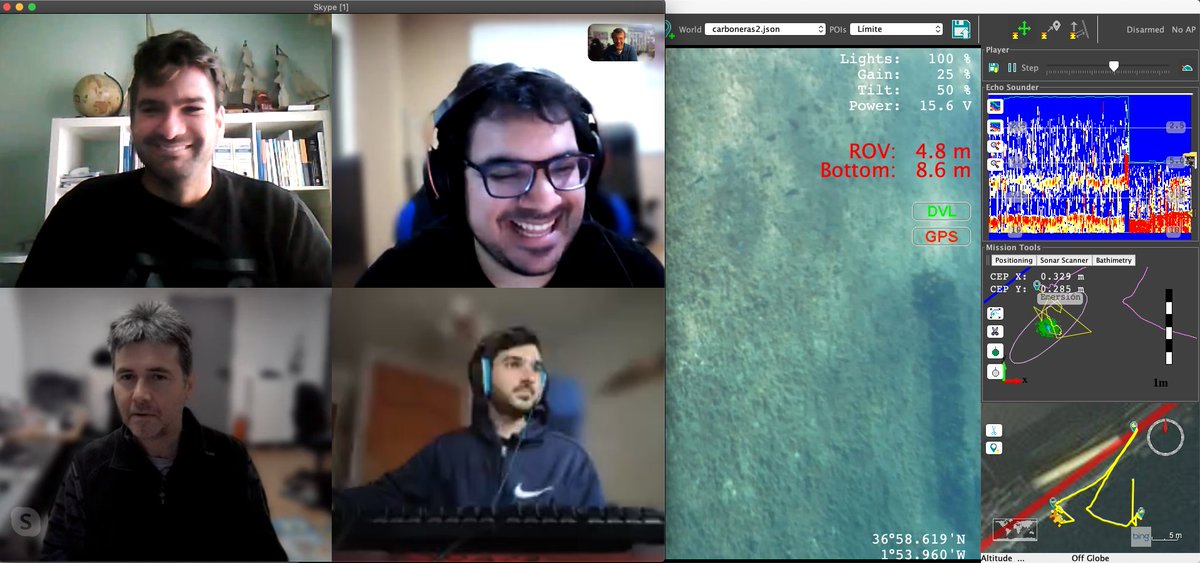 mb_humberto's tweet image. Seguimos desarrollando aunque estemos en cuarentena. Cuestión de coordinarse con herramientas en red: kanban (Trello) y videoconferencia (Skype) #underwater #robotics #codeathome