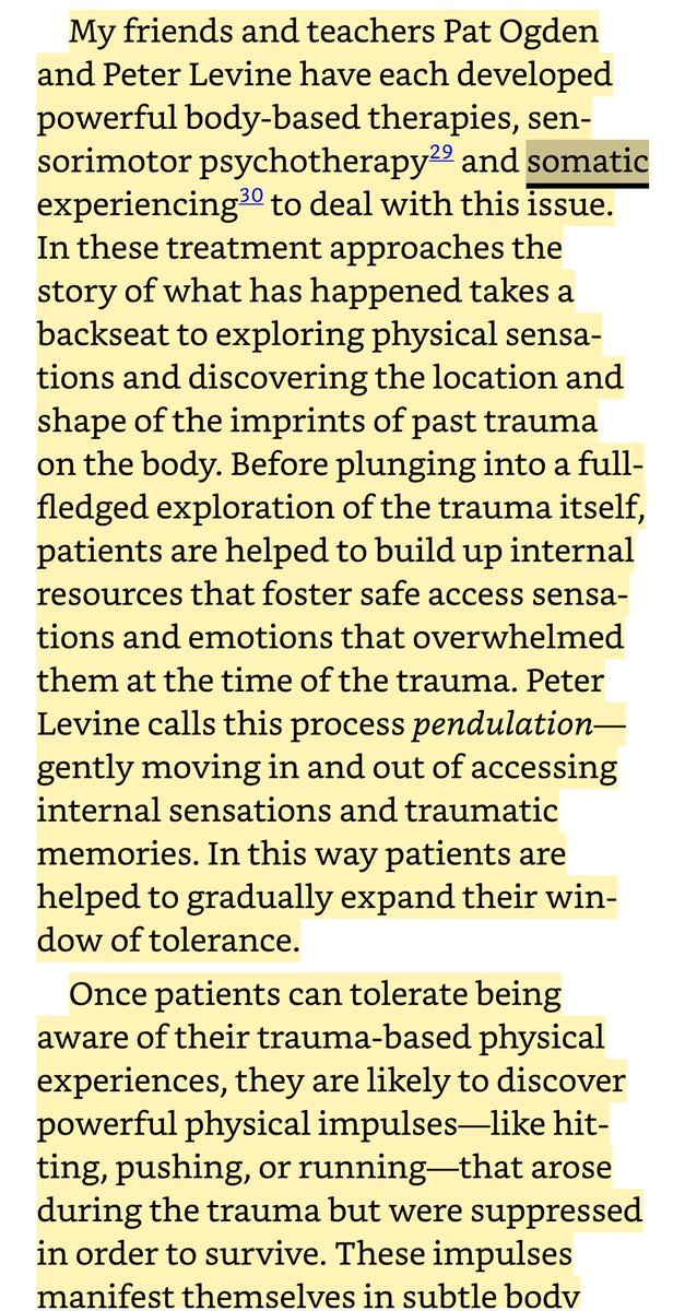 Bessel van Der Kolk, writing in “The Body Keeps the Score”, he’s worked on trauma for 40 years  #COVID19  #anxiety