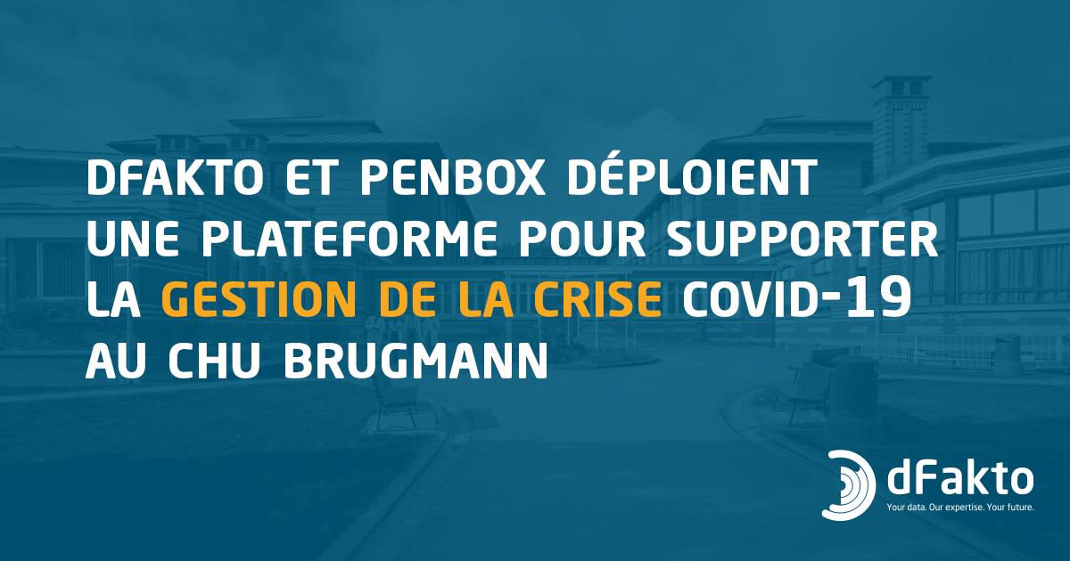 AdrienRozes's tweet photo. Fier d'accompagner les équipes du @chubrugmann  dans le pilotage de la crise #Covid_19
@dFaktoHQ et PenBox ont implémenté la plateforme de crise en 3 jours pour décloisonner la gestion par services et hôpitaux au profit de la Cellule de Crise #Bruxelles
▶️ https://t.co/2sC0tBZCSI https://t.co/1dli25z4UL