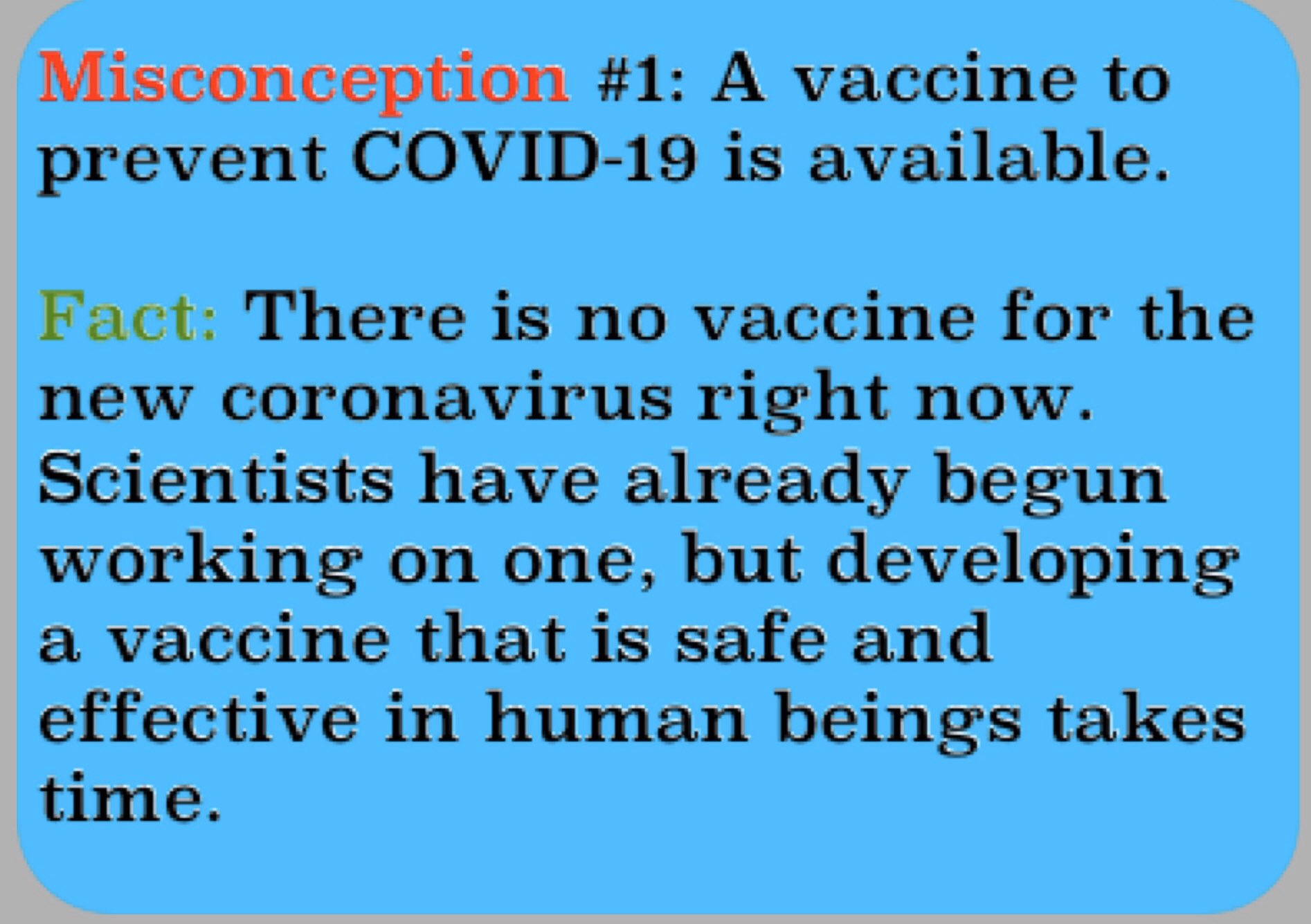 COVID-19 vaccine fact-sheet. 