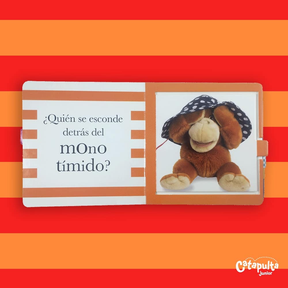 CatapultaEs's tweet photo. ¿Quién se esconde detrás del mono tímido? ¿Dónde se esconden todos los bebés? ¿Puedes encontrarlos? Las cómodas aletas y los colores brillantes ayudarán a los bebés a explorar el mundo que los rodea.
@CatapultaEs #caritas #miprimerlibro #aprenderjugando #aprenderconloslibros https://t.co/1nKFVy2fYs