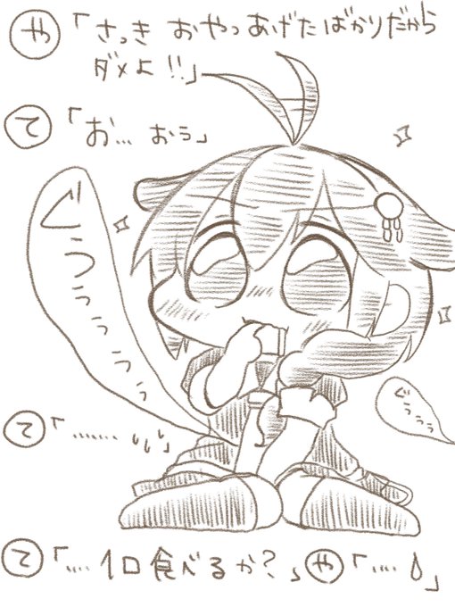 昨日描いたらくがき 