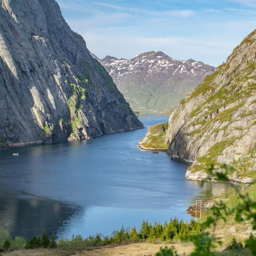 Norway's beautiful gems are still here — waiting for you to visit and explore when the world heals. 👌

The #Trollfjord in Lofoten Islands! We hope to see you here soon. Tag a friend you would love to share this view with, in the future. ⁣😁 #WildSeas #StaySafe #VisitNorway 
⁣