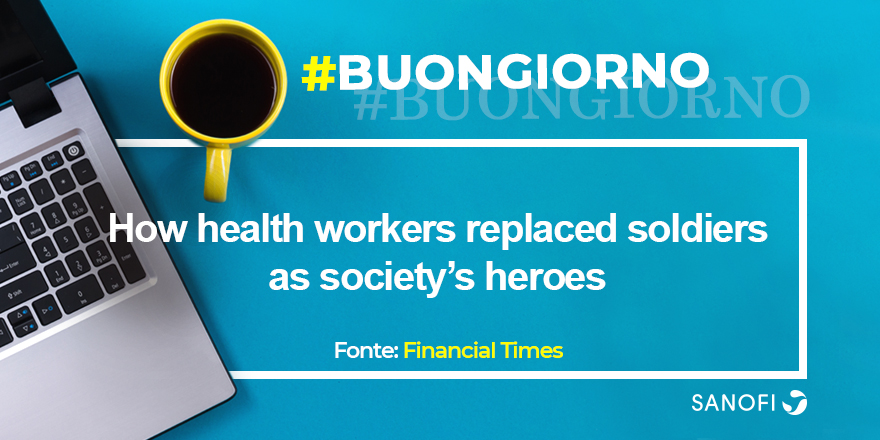 Gli operatori della salute stanno sostituendo i combattenti come eroi della società. A loro andranno intitolate piazze e strade. Un cambiamento che probabilmente sopravviverà alla pandemia. Lo racconta Simon Kuper sul Financial Times on.ft.com/33UaXK9 #30marzo #buongiorno