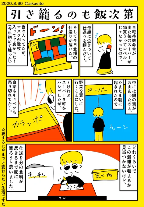引き籠るのも飯次第 