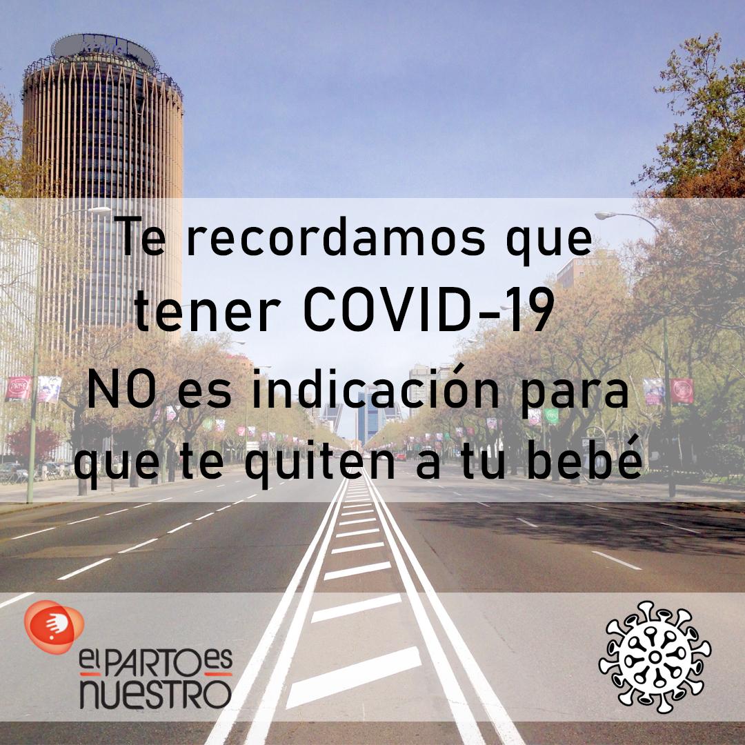 #parirentiemposdecovid #nuestrosderechossemantienen #quenoosseparen #parirsolanoesunaopcion