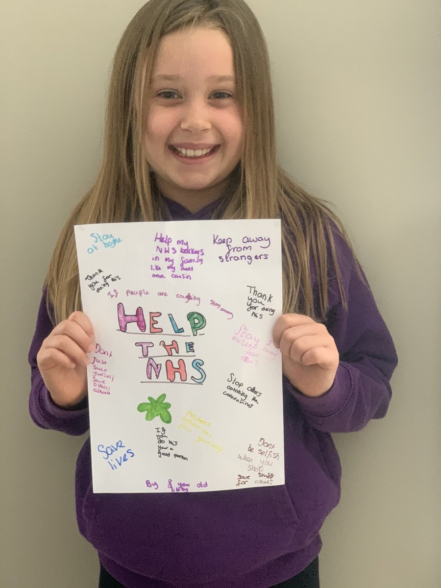 singerinband's tweet photo. My daughter’s poster this morning. If an 8 year old gets it, why can’t some adults?! @piersmorgan @susannareid100 @CharlotteHawkns @benshephard @kategarraway https://t.co/b9VaI6vfW7