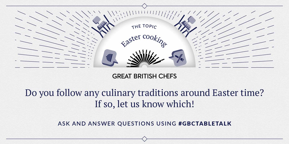 gbchefs's tweet photo. Q.1 Do you follow any culinary traditions around Easter time? If so, let us know which! #GBCTableTalk #Easter https://t.co/vc5p62zXy8
