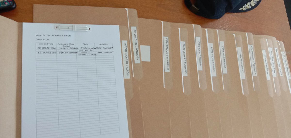 procor_r's tweet photo. What: Daily Diary
When: Starts March 28,2020
Where: R8COR Office
Why: C,PNP's Guidance for easier contact tracing.
How: R8Cor personnel are religiously filling out their respective daily diaries.
#teamPNP
#kakampimoLabansaCOVID19
@rwinp88 
@PNPChiefGamboa 
@LonoganGlenn https://t.co/eA2JSQxJ4F