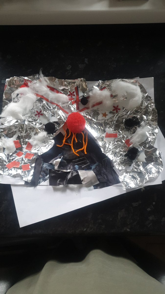 Volcanic eruption in the kitchen this morning <a href="/WhitbyHeath/">Whitby Heath Primary</a>