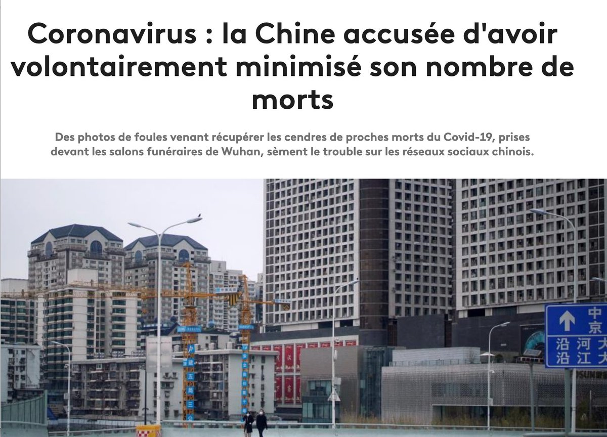 demosisto's tweet photo. When #China claims only 2535 died from #coronavirus in #Wuhan (3295 across China), the queue outside funeral halls was abt 200 meters. One of 8 funeral halls in Wuhan plans to distribute 6500 urnes from 23/3-4/4. This picture, once post on Chinese social media, was censored. https://t.co/yasCaUTwgQ