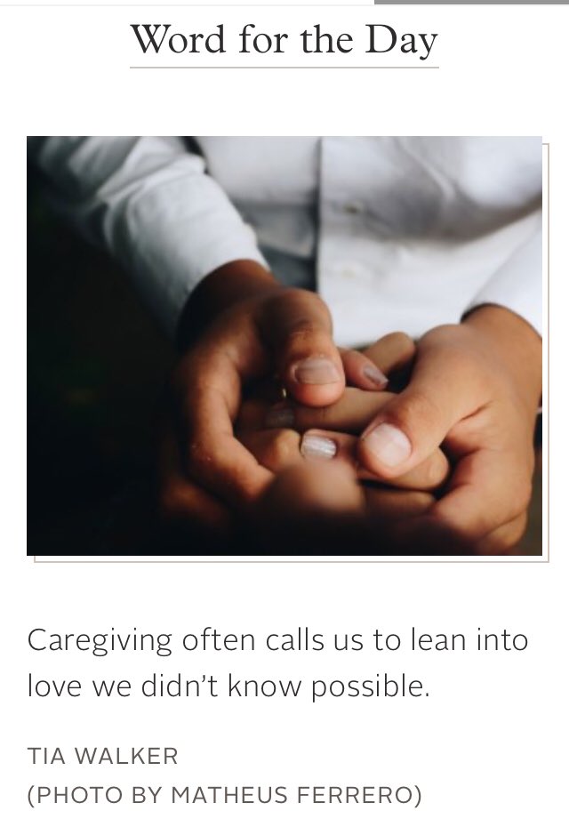 TheMindfulLife1's tweet photo. I think we can relate to this word of the day Caring or caregiving from@gratefulness.org #carer #resilience #grateful #selfcare #mentalhealth #Mindfulness #mindful  #possibility #love #breathe #dayatatime #acceptance #Covid_19 https://t.co/U4t2zhWTGy