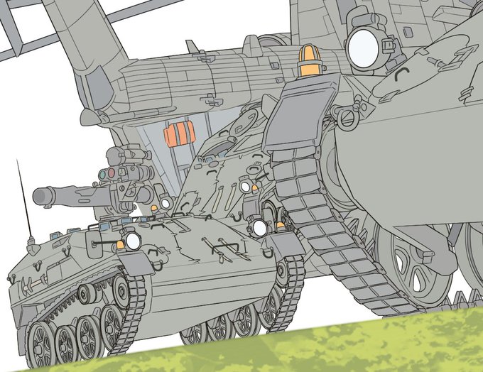 「マシンガン 戦車」のTwitter画像/イラスト(古い順)