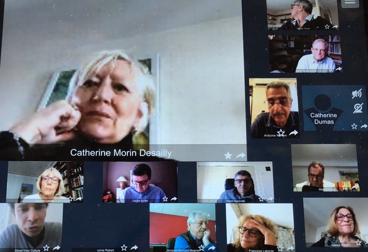 max_brisson's tweet photo. 2ème audioconférence de la journée avec le bureau de la #ComCultEDuc du @senat presidé par @C_MorinDesailly.De longs échanges sur l’indispensable moratoire de la #CarteScolaire.Débats aussi sur les fortes disparités de l’Ecole à distance et la réalité de la #ContinuitePedagogique https://t.co/NLi3f5SOwo