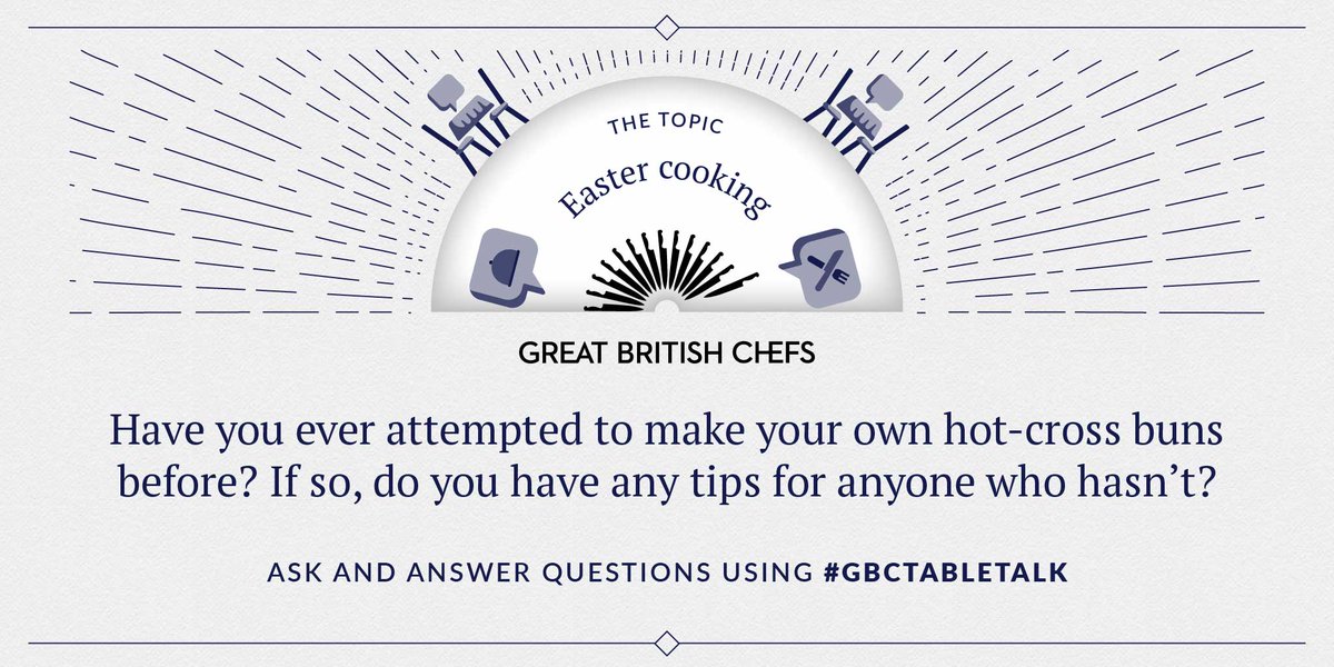 gbchefs's tweet photo. Q.3 Have you ever attempted to make your own hot-cross buns before? if so, do you have any tips for anyone who hasn't? #GBCTableTalk https://t.co/u9yfO8bTbM