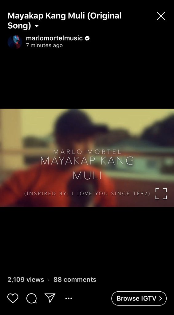 marlomortelpov's tweet photo. #MayakapKangMuli now on my IGTV!

https://t.co/EtDcFwJH5b https://t.co/1u3u7yzxOd