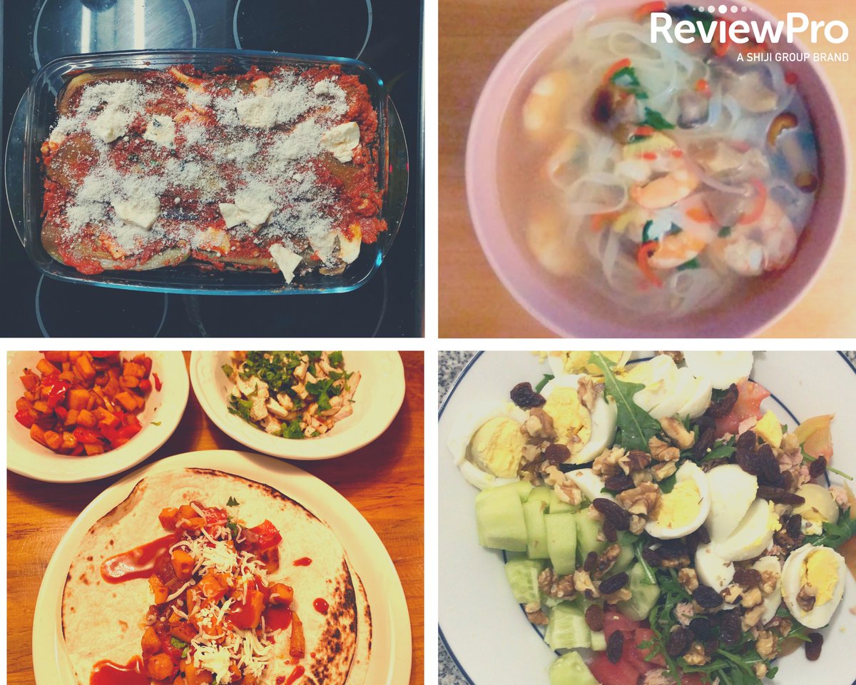 ReviewPro's tweet photo. ReviewPro is staying safe by working remotely. Our #workingfromhome challenge last week was "The best healthy and tasty lunch". Congratulations to Adrien Boisseau who won with his 'Shrimp Soup' recipe. Bon Apetit!
#wfh #reviewpro #weeklychallenge #remoteworking https://t.co/VFcmKUxLQ9