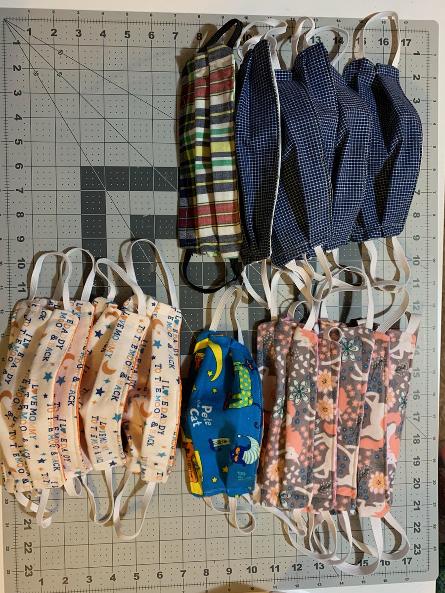 NBSeekingSolut1's tweet photo. NB staff, past and present, are working to make masks. Thank you Ms. Briles, Ms. Parady, Ms. Duff, and Ms. Crean. #nbnation, #nbitd_19, @amystellanbc @EmerMatt @nbc_hsprincipal @NBCCounseling @PostHolly https://t.co/8lj9ijuYeR