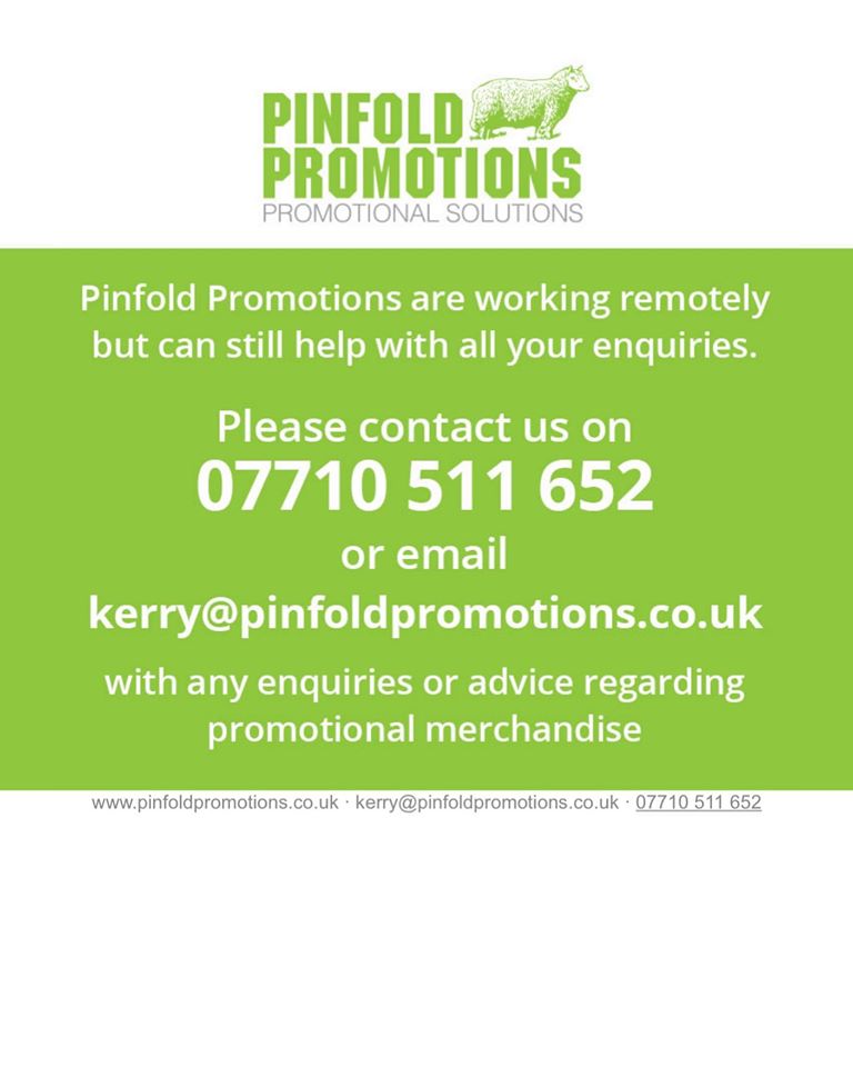 PinfoldPromos's tweet photo. We are still here for all your promotional needs 🐑☀️ do get in touch.. #promotional #promo #sourcing #gifts #merchandise #branding #ideas #inspo #familybusiness #business #southwell #socialisolation #covid_19 #march #2020 #instagood #instadaily #instamood #instagram https://t.co/Cs2aKYZJvt