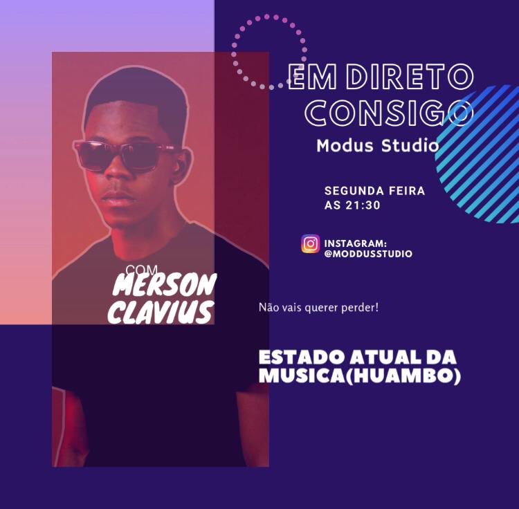 mersonclavius's tweet photo. Que tal tirar alguns minutos para acompanhar o nosso direto no instagram hoje (segunda feira) com os músicos Musicos em cartazes , vai ser muito interessante, venha interagir connosco. Vemo-nos no instagram, até lá às 21:30 🕤
#Moddusstudio
https://t.co/wMFWsS8PXq https://t.co/89tqm6isiB