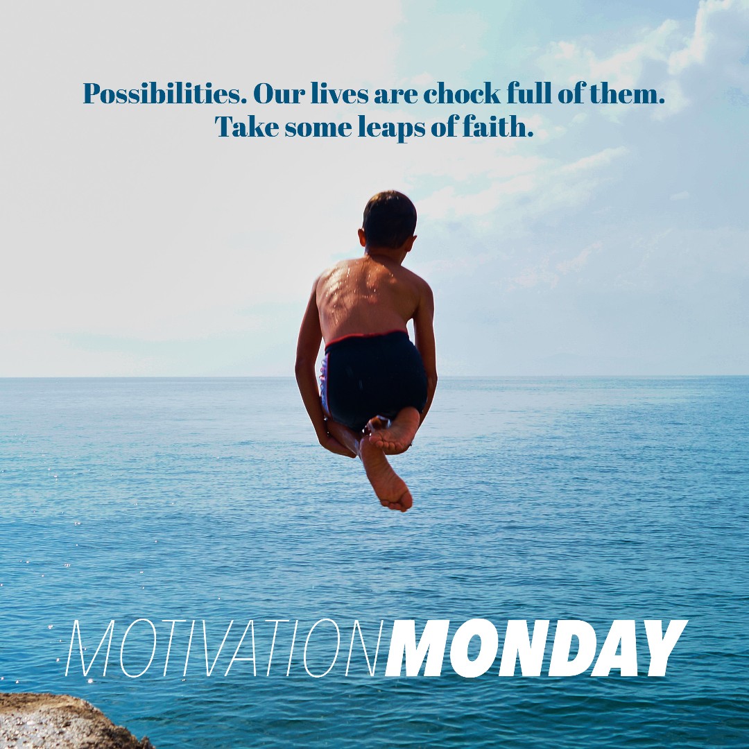 AdServicesInc's tweet photo. Possibilities. Our lives are chock full of them. Take some leaps of faith.

#mondaymotivation #getmotivated #faith #possibilities #positivevibes https://t.co/9iQjQmfNo8