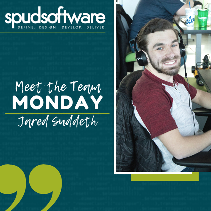 SpudSoftware's tweet photo. #MeetTheTeamMonday
Meet Jared Suddeth! He currently works in the Call Center. Jared loves a good challenge, so he's currently in school for computer science and cyber security. He also loves being outdoors, biking, camping and capturing amazing photos of wildlife and landsca… https://t.co/FRypU5KhJ4