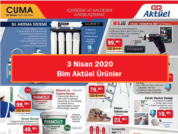 Bim Marketlerin 3 Nisan 2020 aktüel ürünler kataloğunu incelediğimizde yine bim aktüel bir çok üründe kampanyalı fiyat sunmuş.  Katalogda züccaciye' den elektronik ürünlere ve hırdavat ürünlerine yer verilmiş.  #3nisan2020aktüelürünler #3nisanbim #3nisanb parabin.com/3-nisan-2020-b…