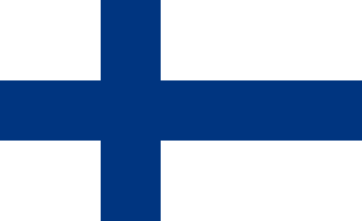 Finland. 6/10. Typical Scandinavian design. The blue is a Nordic cross which represents Christianity. The Finish coat of arms are actually red and yellow therefore much debate was held over whether the flag should be this instead of the blue and white design created in 1918.