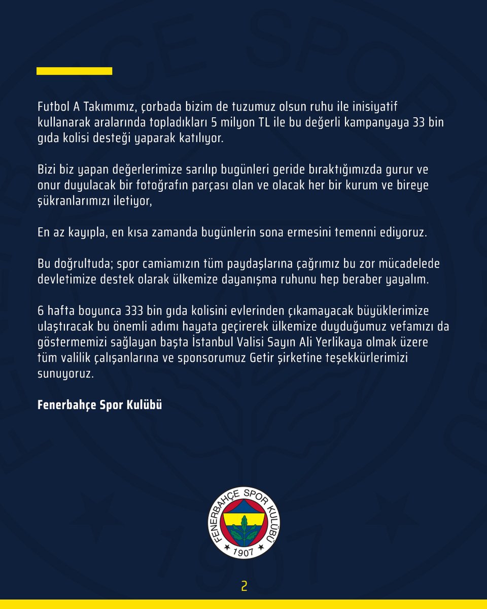 Fenerbahçe SK (@fenerbahce) on Twitter photo 