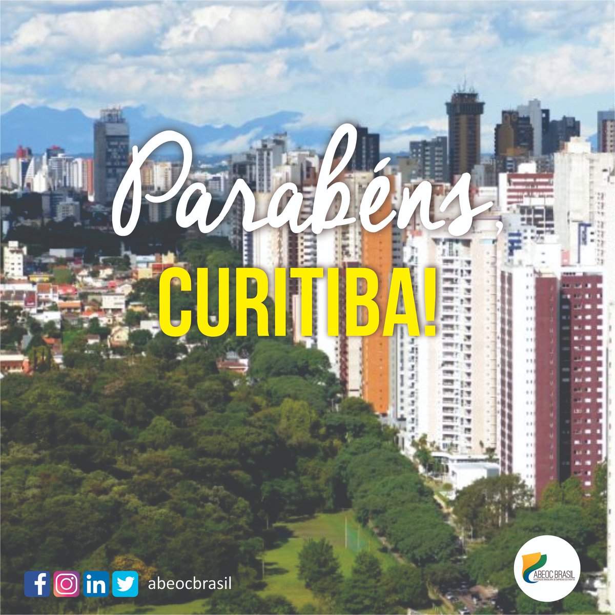 abeocbrasil's tweet photo. Neste domingo (29) o parabéns foi duplo. Vivas para os 471 anos de Salvador e os 327 de Curitiba. #parabens #bahia #parana #abeocba #abeocpr #respiramosevento #abeocbrasil https://t.co/ayfUCFH0ND