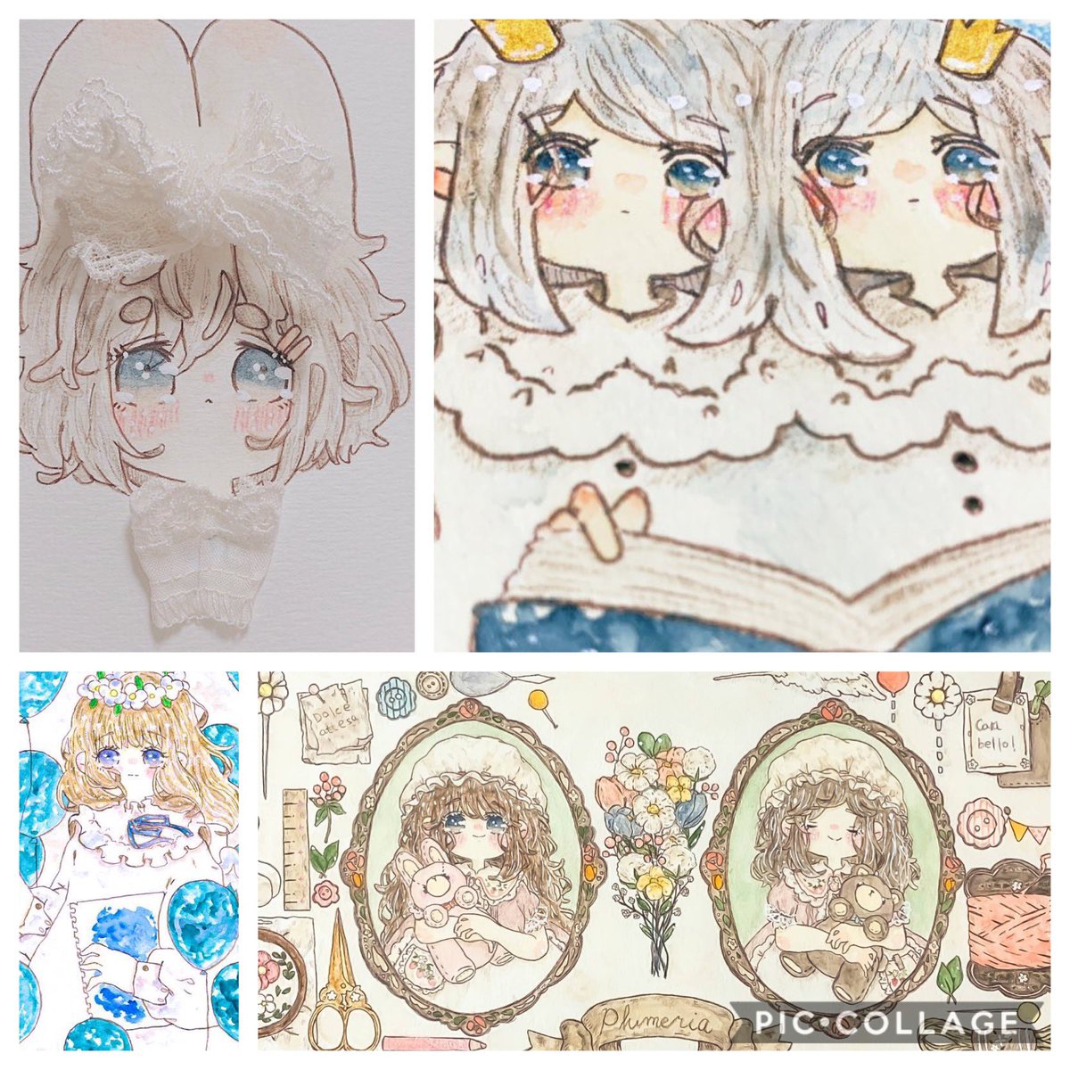 #春の創作クラスタフォロー祭り
#絵描きさんと繋がりたい 

儚いのとあったかいのとほっこりと
どちらも回りたいです... 