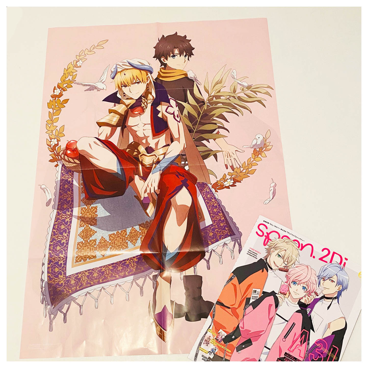 Fgo ギルガメッシュ Spoon ビジュアルアクリルプレート セット Fate/Grand Order -絶対魔獣戦線バビロニア- ビジュアルアクリル