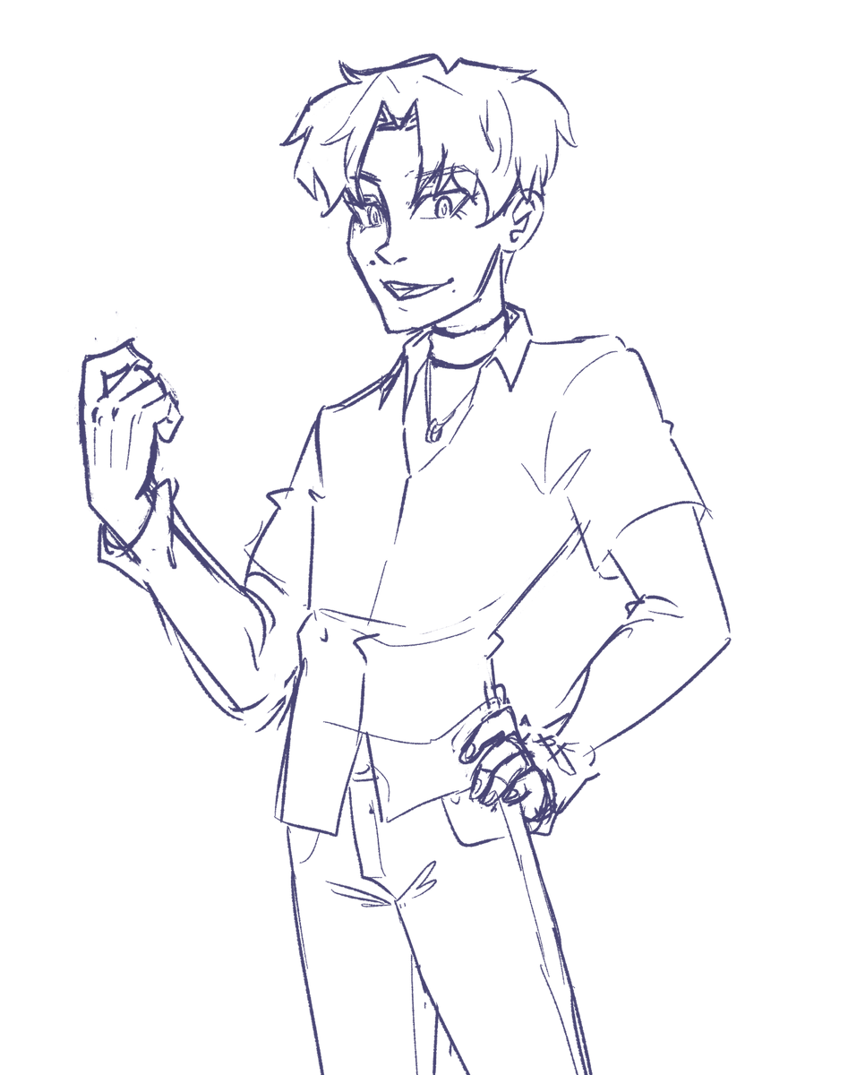 JustLucasMan's tweet photo. [PLEASE READ]

OKAY SO PAYPAL LOST ME 30€ ??
And customer support is like "we dont actually exist" 
But I kinda need those 30€ ?????

Would ANYONE  be interested in a 15€ halfbody like that ???
Also here's the last sketch i did so u see so its like imagine rendering--
[thread] https://t.co/JmLl3rSLft