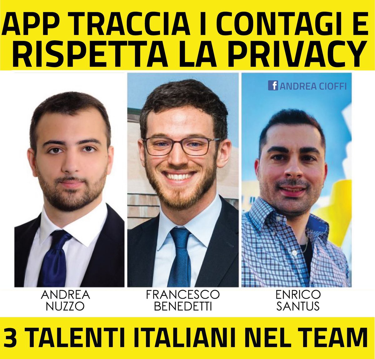 andrea_cioffi's tweet photo. Le menti migliori del mondo stanno lavorando ad una APP (open source) per tracciare il contagio e la diffusione, garantendo la nostra privacy. #PrivateKit #MITBoston
Scopri come funziona: https://t.co/UPb9unZrQu https://t.co/k5X03Y0VvQ