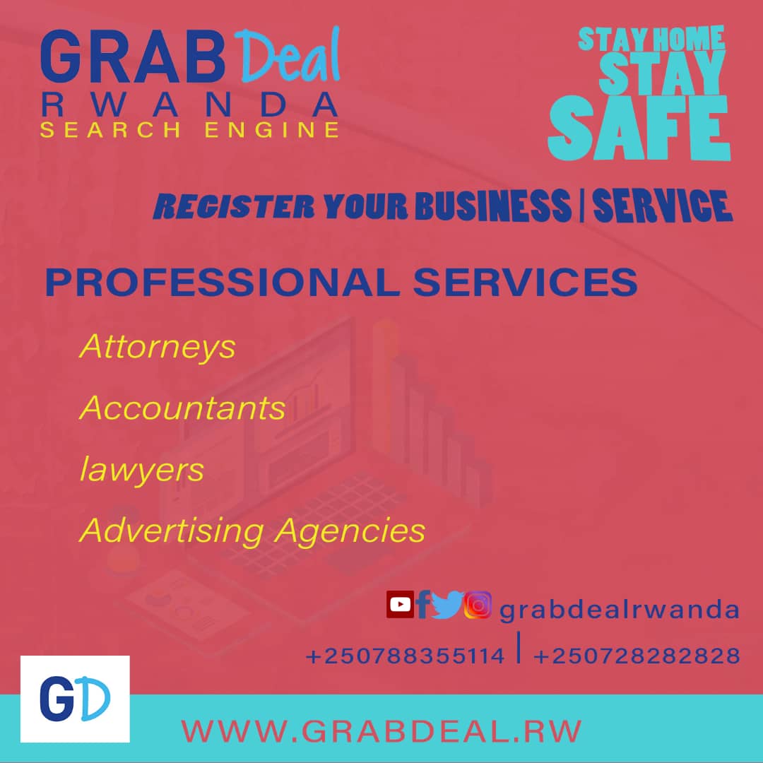 GrabDealRwanda's tweet photo. #RwOT if you provide some of these professional services, you can easily register your business on https://t.co/5AyWPluFYi and let peoplein #Rwanda know what you are best at! make vis #StayAtHomeAndStaySafe #makeyourvisibilityyourpriority https://t.co/9LtKXOehgA