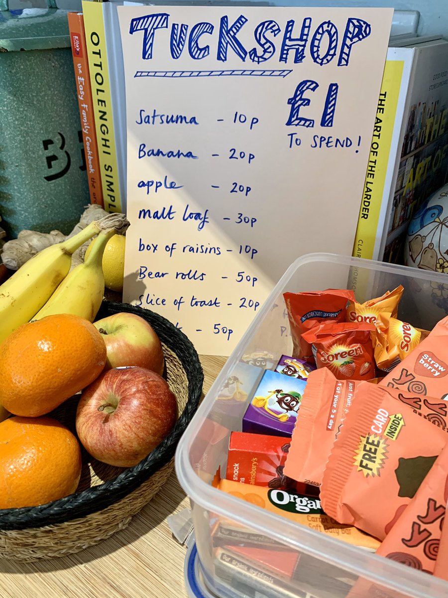 bec_twiston's tweet photo. @ardeleyschool  The boys have loved creating their tuck shop and counting out their money for snacks...Great idea!  Thanks for all the support from everyone at Ardeley School x https://t.co/8KC8QHasFU