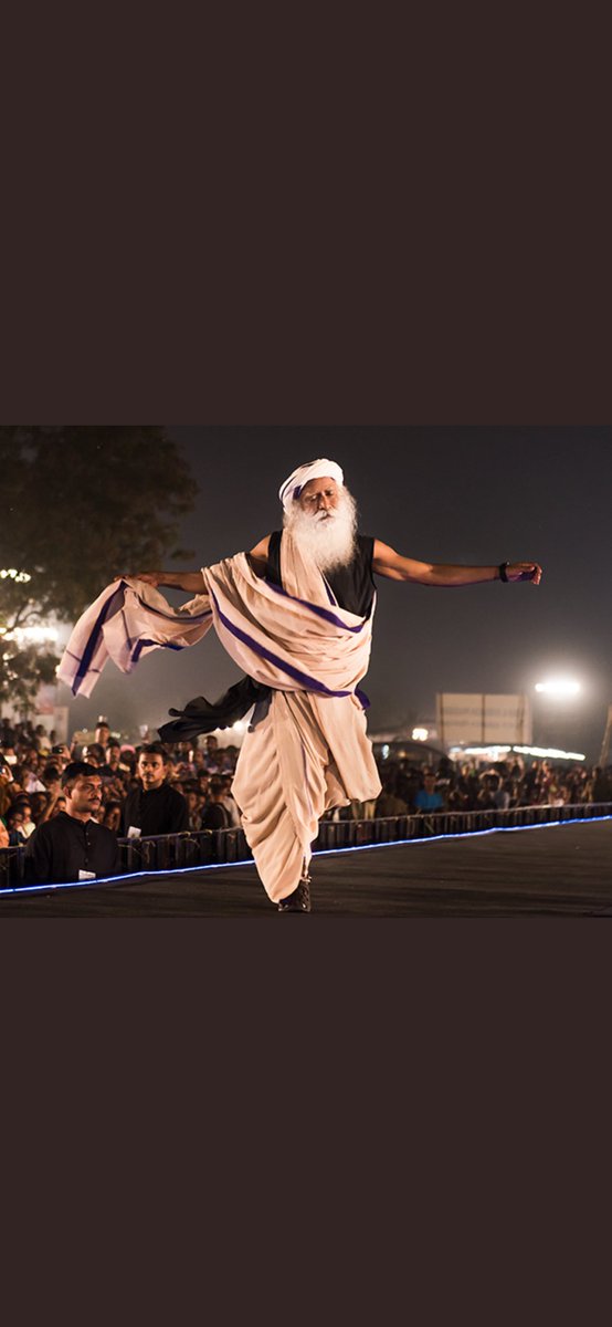 Regina82778516's tweet photo. #SadhguruQuotes Living an exuberant life is only possible when you are able to dance upon the uncertainties of life https://t.co/FepXc9aoFQ