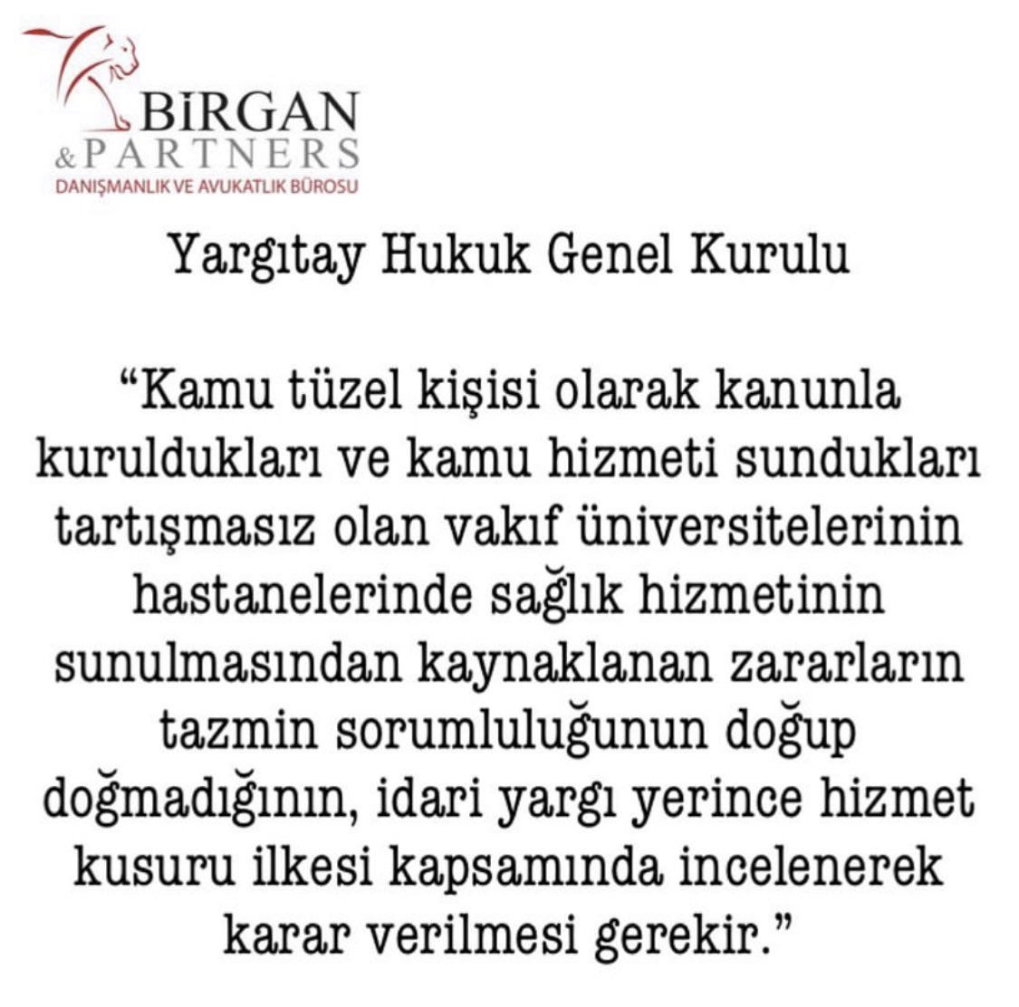 birganpartners's tweet photo. “Vakıf üniversiteleri, kazanç amacı olmamak şartı ile mali ve idari konular dışında akademik çalışmalar, öğretim elemanlarının sağlanması ve güvenlik yönlerinden Anayasa’da belirtilen hükümlere tabi olan kamu tüzel kişilileridir.” https://t.co/TzI8yc3r4i
