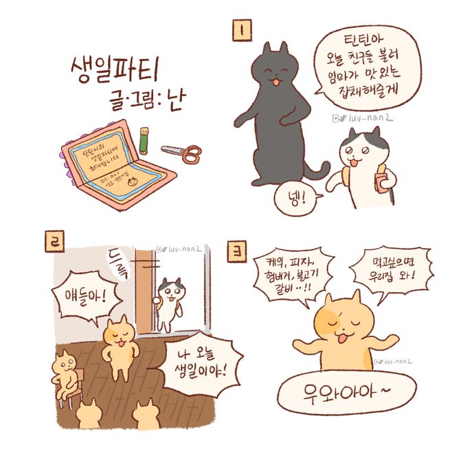 생일파티?
-전하지 못한 틴틴이의 초대장 