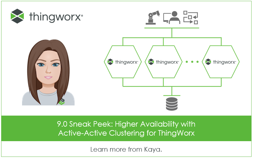 ThingWorx's tweet image. ThingWorx 9.0 Sneak Peek: Minimize application downtime with new active-active clustering for ThingWorx higher availability! ptc.co/m9yH50yY0Pf 

#higheravailability #activeactive #ThingWorx #IIoT