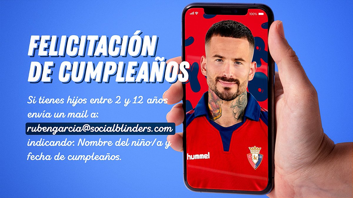 RubenGarcia14's tweet photo. Vídeo felicitación! No es mucho pero si les puede sacar una sonrisa bienvenida sea 😊 Envía mail a rubengarcia@socialblinders.com con nombre y fecha de cumple!! https://t.co/K30AVEjVkW