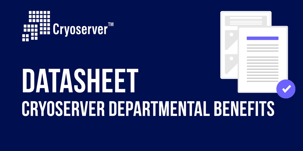 Cryoserver's tweet photo. What are the departmental benefits of using #Cryoserver? Read the datasheet explaining how we can benefit everyone in an organisation.

https://t.co/WUcc3lL1uq

#EmailArchiving #EmailArchivingSolutions #EmailStorage #EmailStorageSolutions #DepartmentalBenefits #COVID19 https://t.co/67VJ5vYwNe