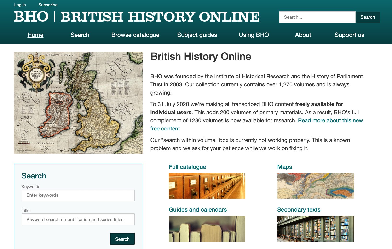 History Online  Institute of Historical Research