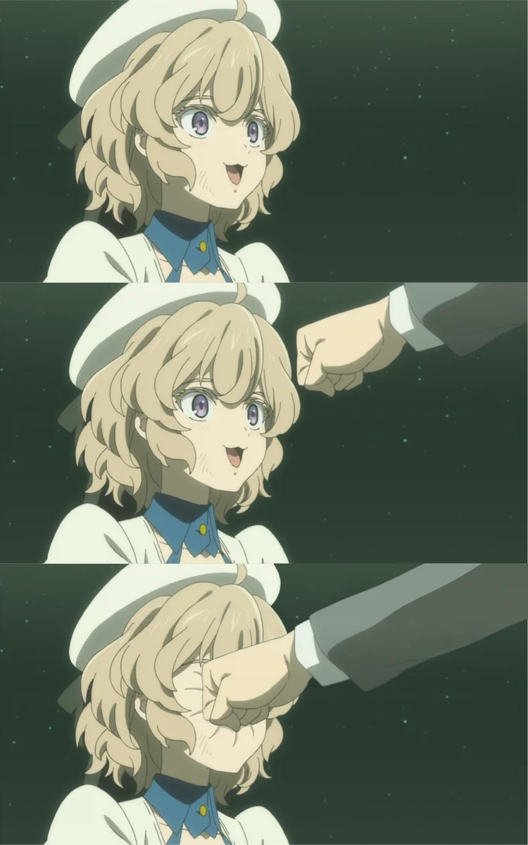 彼氏の元カノに「前が見えねェ」されるヒロインがこちらwww