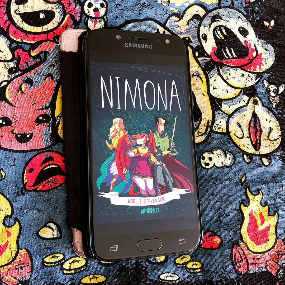 libtips_blog's tweet photo. Eine neue #rezension ist online! 📚 😃 Diesmal haben wir wieder einen Titel aus dem Angebot von @izneocomics für euch! 📚 S hat #nimona von @Gingerhazing gelesen 📖 Mehr dazu auf unserem Blog https://t.co/3WVWnZMORI 💻 [Werbung] https://t.co/ybPyOuLDmi