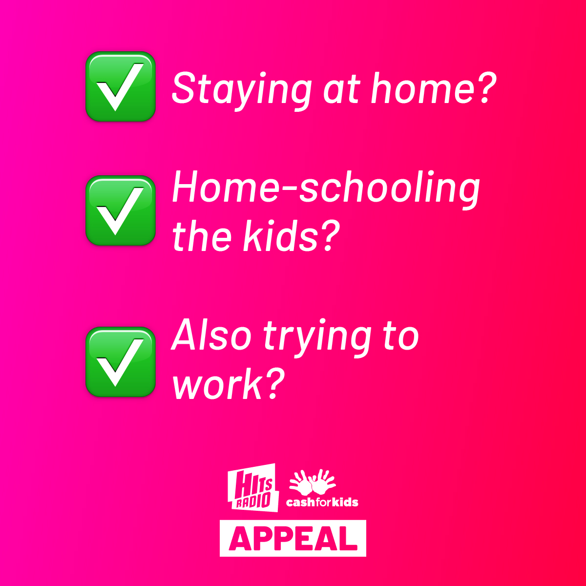 Life is complicated for us all right now, but what if you were also worrying about paying for the basics? Help families who are #CFKAppeal ➡️ hitsradio.co.uk/appeal