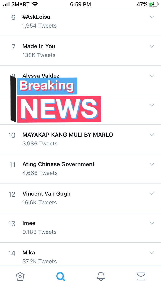 marlowe_mortel's tweet photo. MAYAKAP KANG MULI BY MARLO now on 10th spot!!!!!! https://t.co/rdF5mzPEk1