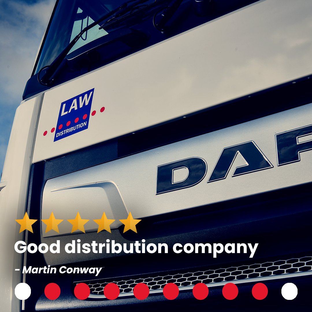 Thank you Martin for leaving us feedback! It is always appreciated #LawDistribution #Manchester #Liverpool #BondedWarehouse #Logistics
