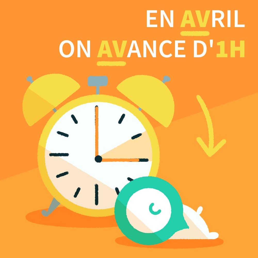 Avec tout ces événements, avez-vous bien pensé à mettre vos pendules à l’heure ce week-end ? 🤓😴😍
#ChangementHeure #TousHandis #Handicap